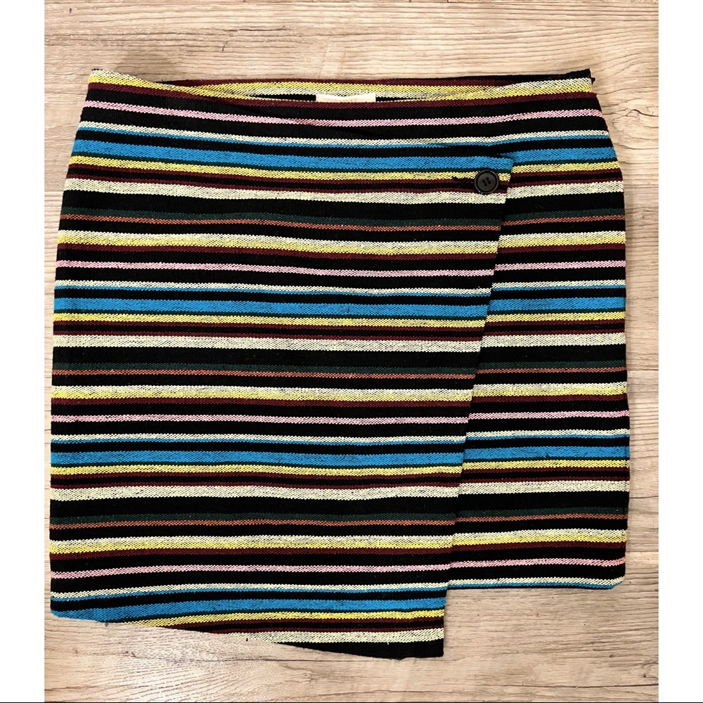 Anthropologie Tulle Asymmetrical Wrap Skirt